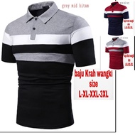 TC87 3 COLORS/ZERO SIZE L-XL-XXL-3XL/MEN'S SHORT-SLEEVED T-SHIRT KRAH WANGKI