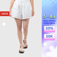 Women's wide-leg printed shorts CANIFA 6BS26S010
