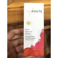 The sunny eyes - a.m. lifting eye cream - THE ROUTE BEAUTY A combination eye cream and color correct