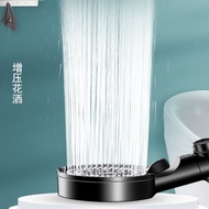 Black Warrior Shower Nozzle Home Daily Supercharged Shower Head Set with Filter Cotton Handheld Water Heater Shower
