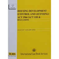 HOUSING DEVELOPMENT (CONTROL AND LICENSING) ACT 1966  -(ACT 118) & REGULATIONS