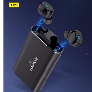 Awei T85 True Wireless Bluetooth V5.0 Earbuds with Charging Case, Emergency Powerbank 1800mAh. Built-in Microphone, Inte