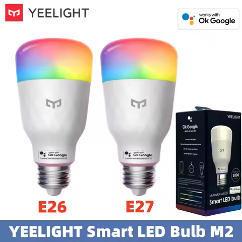 Yeelight Smart LED Bulb Multicolor M2 E26/E27 Bluetooth Smart Bulb 1700K-6500K Voice Control 1000lm
