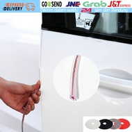 Karet Strip Kedap Suara 5M Universal Mobil Karet Seal Insulasi Suara Mobil White Door Sealing Strip Weatherstrip Edge Trim Anti Kebisingan Isolasi Tahan Air Anti Kebisingan Aksesoris Mobil Avanza Xenia Ayla Mobilio Brio Toyota Honda Suzuki Nissan