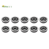 10Pcs F695- Bearing 5X13X4mm Flanged Miniature Deep Groove Ball Bearings F695RS for   2/3 3D Printer