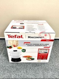 全新香港行貨✅ Tefal 特福 Minicompact Steam Cooker 二層電蒸鍋 (6公升) VC1398 蒸籠