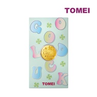 TOMEI Good Luck Gold Wafer 0.2G, Yellow Gold 9999
