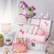 Simply Hamper Baby Hamper Gift Sets: Premium Bird's Nest, SpaFoods Tea, Shears Muji Gift Set, Baby K