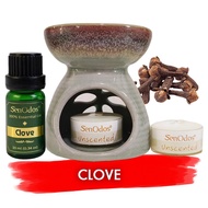 Oil Burner + Clove Pure Essential Oil