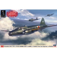 HASEGAWA 1/72 Mitsubishi G4M1 TYPE 1 ATTACK BOMBER (BETTY) MODEL 11 “RABAUL Front Line Inspection” w