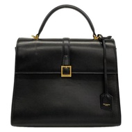 Yves Saint Laurent YSL Paris Laula Handbag Purse leather black Direct from Japan Secondhand