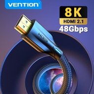 Vention HDMI Cable for Xiaomi Mi Box HDR10+ HDMI 2.1 Cable 8K60Hz 4K120Hz for HDMI Splitter RTX 3080 3090 48Gbps Cable HDMI