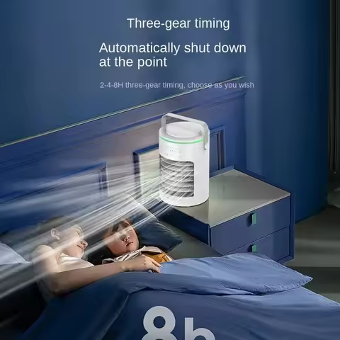 Desktop Air Conditioner Portable Air Conditioner Small Air Cooler Hydrocooling Portable Air Adjustme