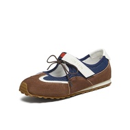 BASTO Womens Mary Jane Flat Shoes รองเท้าแมรี่เจน รองเท้าส้นแบน รองเท้าบัลเล่ต์ D3138
