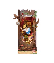 Rolife Book Nook Shelf Insert - TGB12 Alice Adventure ที่กั้นหนังสือ | บ้านตุ๊กตา โมเดลบ้าน ของเล่นศ