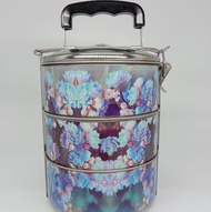 LUNCH BOX STAINLESS STEEL (14CM X 3)