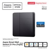 AQARA Smart Wall Switch Z1 Pro (Four rocker / 3 Gang + 1 Scene) Support Apple HomeKit