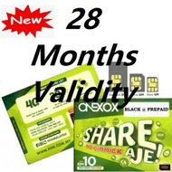 ( Free Delivery ) 36 MONTHS VALIDITY ONEXOX PREPAID SIMCARD XOX