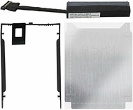 Fleshy Leaf 2.5" SATA Hard Drive Caddy Bracket Tray with SSD HDD Cable Holder Tin Foil Replacement f