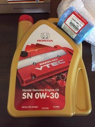 Honda Genuine Honda SN 0W-30 Engine Oil Original Including Filter