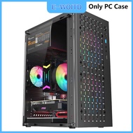 【QIXIANG4】 เคสกระจก DIY ใส atx itx ไมโคร atx itx เคสคอมพิวเตอร์เดสก์ท็อปกระจกเคสคอมพิวเตอร์ HDD + SS