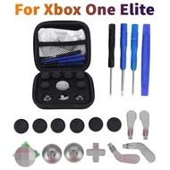 【Limited stock】 18 In 1 Replace Buttons Kit For Xbox One Elite Controller With 6 Different Metal Analog Sticks 2 D-Pads 2 Thumb Joystick Base