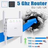 5Ghz WiFi Repeater Wireless Wifi Extender WiFi Booster Wifi Signal Amplifier 2.4G 1200Mbps Long Range WiFi Receiver 中继器