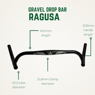 Ragusa Kanto Gravel Drop Bar 31.8mm for Road Bike Handle Bar Aluminum Alloy