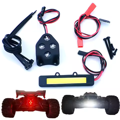 Traxxas Sledge LED Light Spotlight Headlight Taillight Set for 1/8 Traxxas Sledge 4WD Monster RC Tru