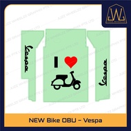 Vespa Motorcycle OBU Decal