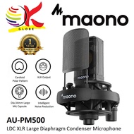 MAONO AU-PM500 / AU-PM500T LDC XLR CONDENSER MICROPHONE WITH 34MM LARGE DIAPHRAGM & STUDIO GRADE SOU