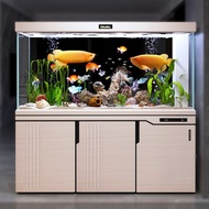 Fish Tank Ultra White Glass Aquarium Bottom Filter Ecology Aquarium Tank No Water Change Glass Fish 