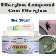 Fiberglass Filler 280gm Car Bumper Cover Fiberglass Car Gum Kereta Gum Fiber Bumper Kereta