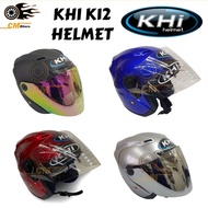 READY STOCK 100% Original KHI K12.1 Helmet Motor with Visor High Quality Helmet Dewasa (Sirim Approved)