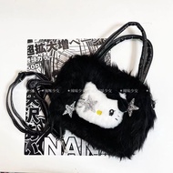 y2k Bag Design Sense Versatile American Retro ins Style Crossbody Female Side Backpack Spicy Girl Or