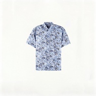 【EXHAUST】Printed-Pocket Dadah Cutting Shirt Large Size M-3XL 2125