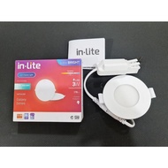 INPS628R Inlite / In-lite Downlight Led Panel 18 Watt Bulat Inbow Ditanam INPS628R