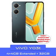 Vivo Y03 4/64GB RAM 4GB+4GB Extended ROM 128GB Helio G85 Prosesor 5000mAh Baterai Garansi Resmi