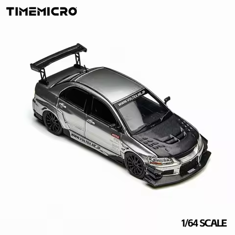 Time Micro TM 1:64 Evolution EVO IX 9th generation alloy car model with openable front cover