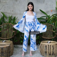 LOVE ESCAPE Tie Dye Cardigan Set Tie Dye Cardigan/ Tie Dye Cardigan Set One Set Tie Dye/ Outer