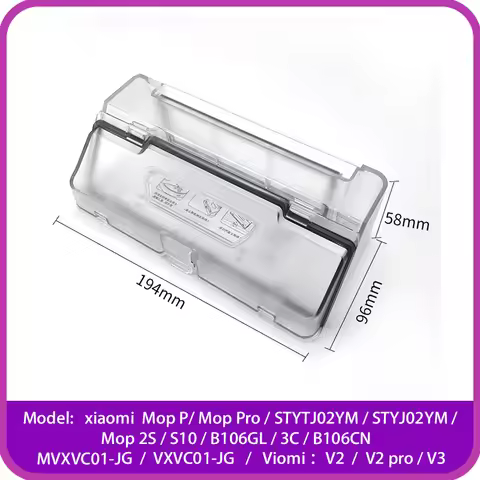 Filter Dust Box For Xiaomi Mijia Mi Mop P / Mop Pro / STYTJ02YM / STYJ02YM / Mop 2S / XMSTJQR2S / 3C