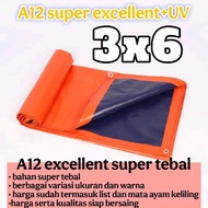 A12 SUPER EXCELLENT TARPAULIN SIZE 3X6 SUPER THICK