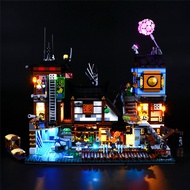 LED kit for the STEM LEGO Ninjago City Dock ONLY, 70657 (Light only, Lego set not included)
