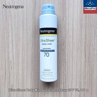 สเปรย์กันแดดสำหรับผิวหน้าและผิวกาย รุ่นใหม่ 
Neutrogena Ultra Sheer Body Mist Sunscreen Spray Broad 