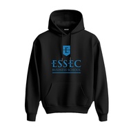 ESSEC Business School Hoodie Singapore Sweater Fleece Hoodie Black Black Cloth