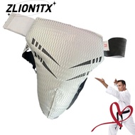 ZLION1TX Groin Cup, PU Leather Polyester Cloth Groin Guard, Thickening Groin Protection Gear