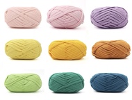 T-shirt Yarn /Crochet T shirt Yarn /Knitting Yarn/Weaving /100g Tshirt Yarn, Benang T-shirt / 布条钩针线