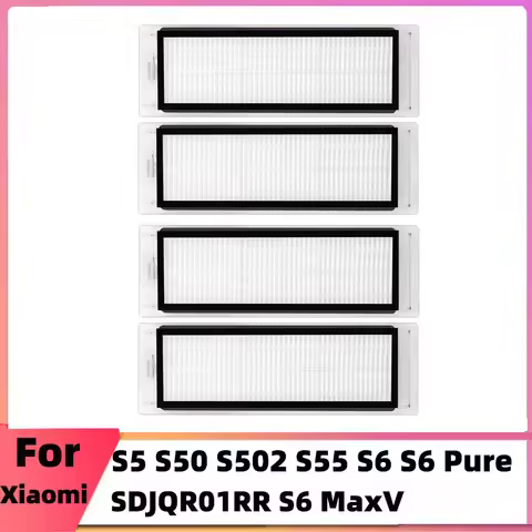 Filter Replacement for Xiaomi Roborock S6 Pure S6 E4 S4 Max S6 MaxV S5 S5 Max S4 E2 E3 E5 E20 E25 E3