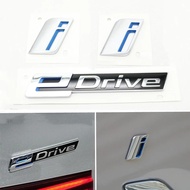 eDrive i Lettering Sticker Fender Rear Badge Logo Emblem For 7 X1 X3 X6 x7 i8 i3 i5 e Drive X5 40e H