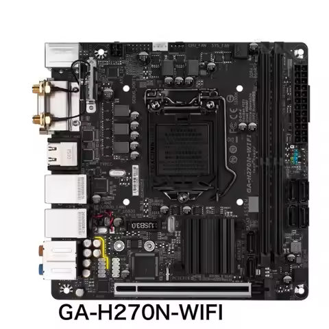 For Gigabyte GA-H270N-WIFI Motherboard LGA 1151 DDR4 AM4 Mainboard 100% Tested OK Fully Work Free Sh